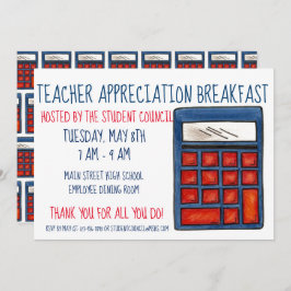 Invitación Valoración del profesor de matemáticas de la escue