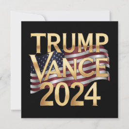 Invitación Valores conservadores de Trump Vance 2024, Pegatin