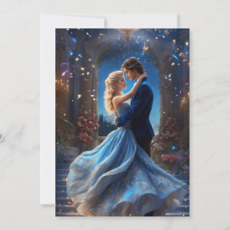 Invitación Vals encantados por la noche