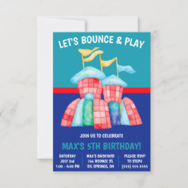 Invitación ¡Vamos a atacar y jugar! Fiesta de cumpleaños de B