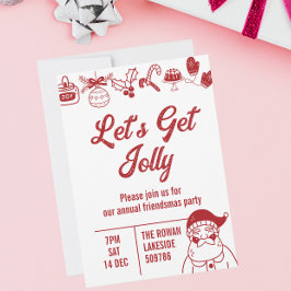 Invitación Vamos a conseguir a los Navidades de Jolly Fiesta