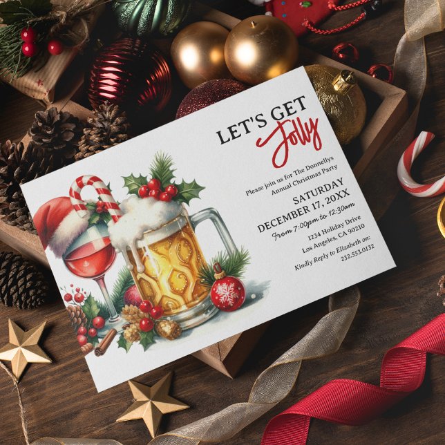 Invitación Vamos a conseguir Fiesta de Jolly Navidades (Subido por el creador)