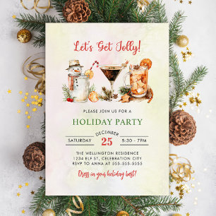 Invitación Vamos a conseguir la fiesta de cócteles de Jolly