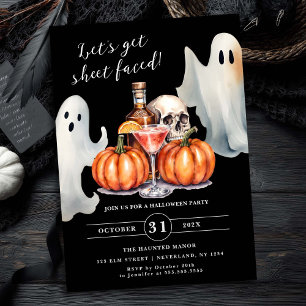 Invitación Vamos a conseguir la fiesta de Halloween de la Cal