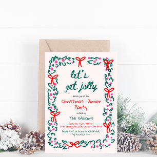 Invitación Vamos a conseguir Navidades caprichosos