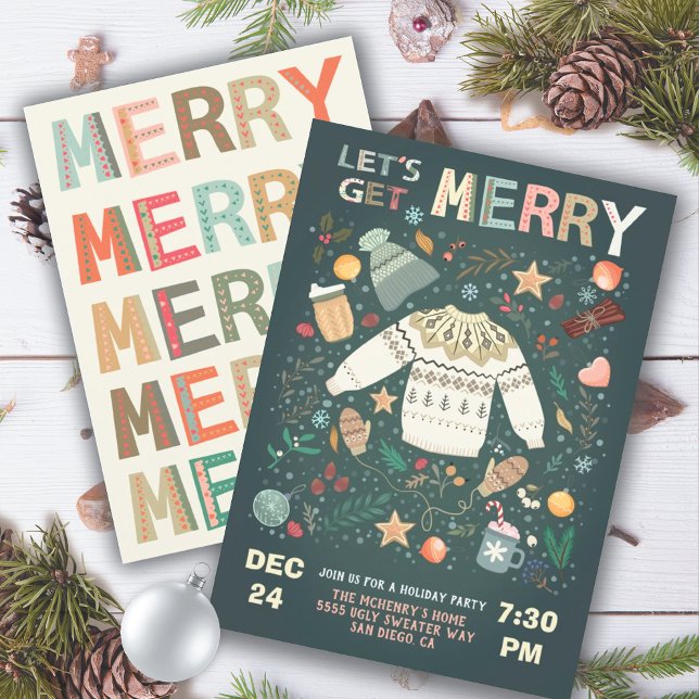 Invitación Vamos a conseguir que los Navidades de feriado Fie (Subido por el creador)