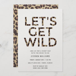 Invitación Vamos a conseguir una Bachelorette para la impresi