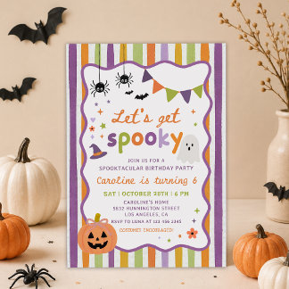 Invitación Vamos a Divertirnos con Halloween para Niños Fiest