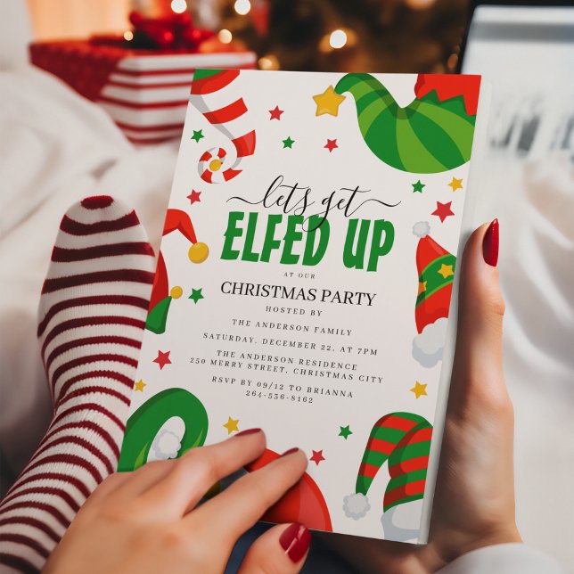 Invitación Vamos a Elfearnos | Fiesta de Navidad (Subido por el creador)