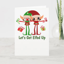 Invitación Vamos a Elfearnos Humor Navidad Personalizada