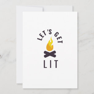 Invitación Vamos a encender la fogata