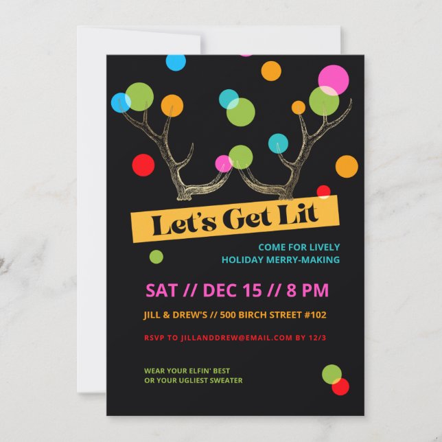 Invitación Vamos a Encendernos (Anverso)