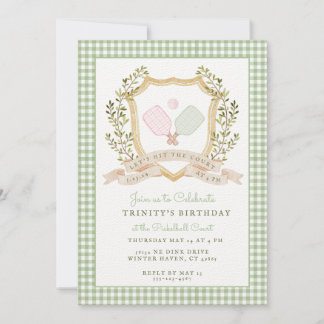 Invitación Vamos a golpear a la corte | Cumpleaños de la Bola