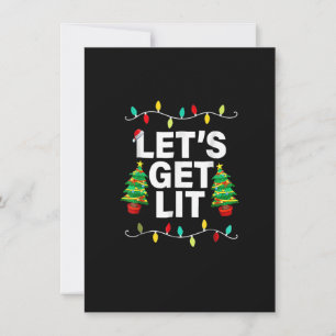 Invitación Vamos a hacer que Navidades graciosos se tomen la 