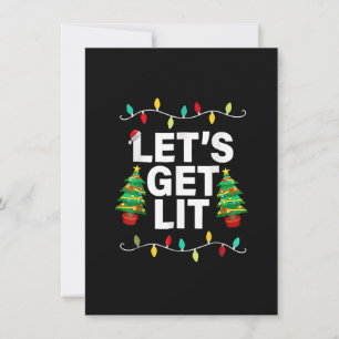 Invitación Vamos a hacer que Navidades graciosos tomen camise