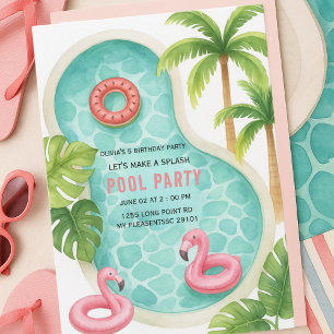 Invitación Vamos a hacer una Fiesta de Cumpleaños para Niños 
