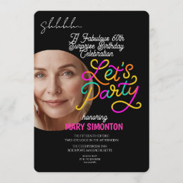 Invitación ¡Vamos a la fiesta! Una fabulosa celebración sorpr