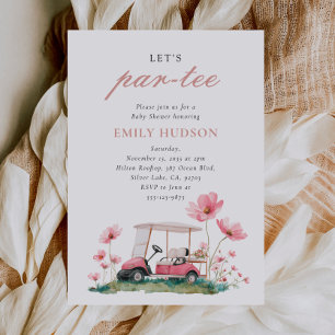 Invitación Vamos a Par-tee Ducha de Bebé de Golf