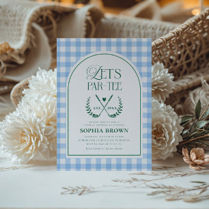 Invitación Vamos a Par-Tee, ducha de novias de golf moderna