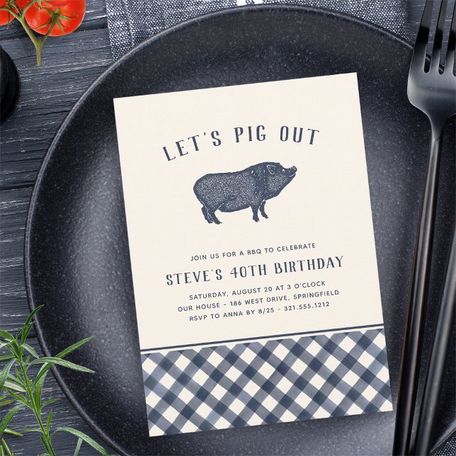 Invitación Vamos a salir | Fiesta de cumpleaños BBQ de verano (Subido por el creador)