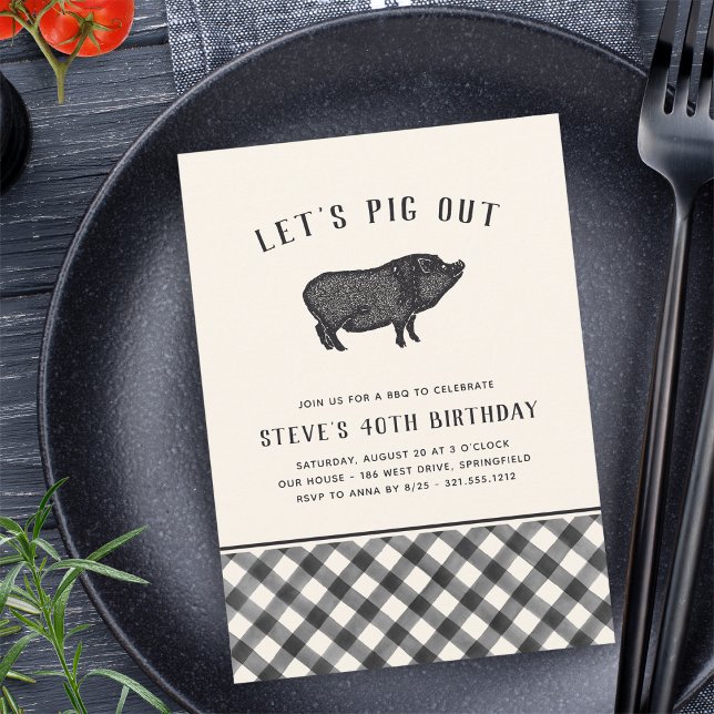 Invitación Vamos a salir | Fiesta de cumpleaños BBQ de verano (Subido por el creador)