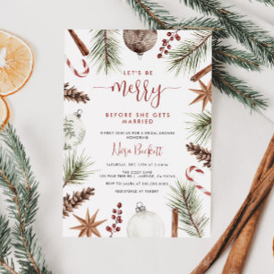 Invitación Vamos a ser Navidades más ruidosos en la ducha de