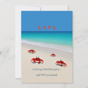Invitación ¡Vamos a Shell-abrate! - Chicas Personalizados Inv