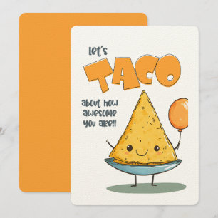 Invitación ¡Vamos a Tacos Sobre Lo Increíble Que Eres!