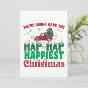 Invitación Vamos a tener la Navidad más feliz, más feliz