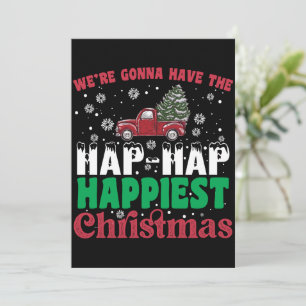 Invitación Vamos a tener la Navidad más feliz, más feliz