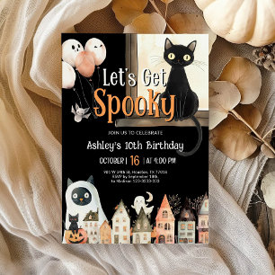 Invitación Vamos a tener miedo el cumpleaños de Halloween