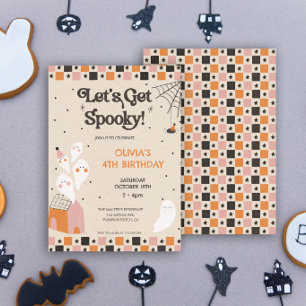 Invitación Vamos a tener un divertido cumpleaños de Halloween