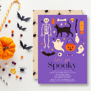 Invitación Vamos a tener un Halloween espeluznante Temas Fies