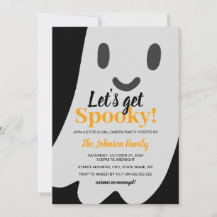 Invitación Vamos a tener un Halloween fantasmal espeluznante