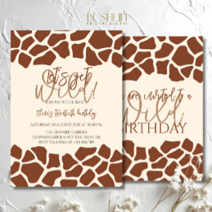 Invitación Vamos a tener una fiesta de cumpleaños con estampa