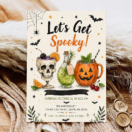 Invitación Vamos a tener una fiesta de Halloween espeluznante