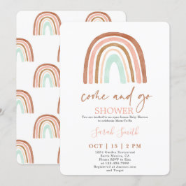 Invitación Vamos chica de Baby Shower Rainbow
