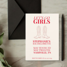 Invitación Vamos chicas soltera