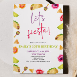 Invitación ¡Vamos Fiesta! Fiesta de cumpleaños de Taco