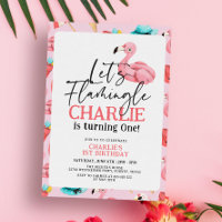 Vamos Flamingle Pink Flamingo Chica 1er cumpleaños