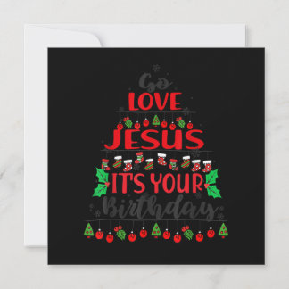Invitación Vamos Jesús Es Tu Cumpleaños Adorno para árbol de