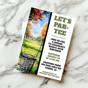 Invitación ¡Vamos Par-Tee! Fiesta de Cumpleaños del Golf en D
