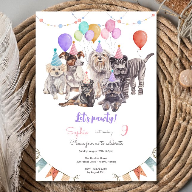 Invitación ¡Vamos pawty! (Subido por el creador)