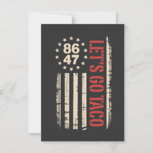 Invitación Vamos TACO Trump Siempre se Rinde
