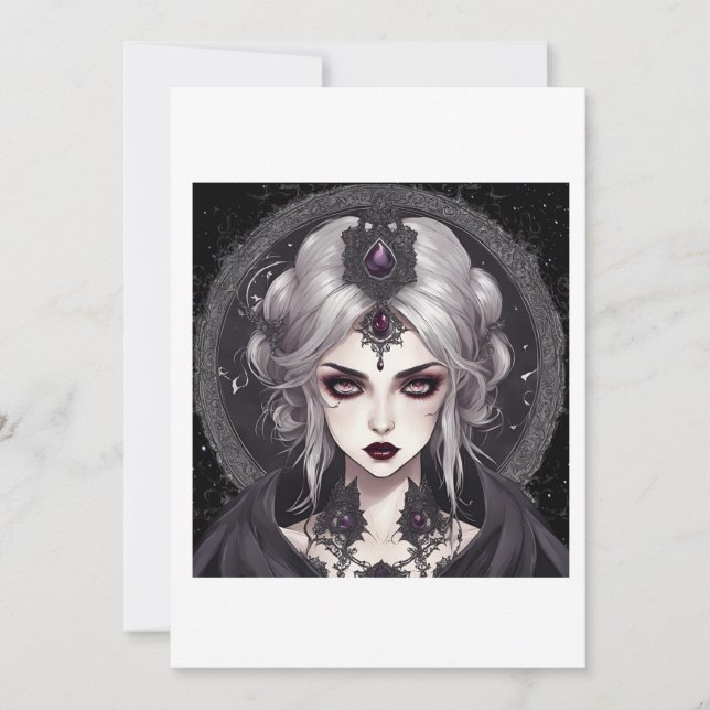 Invitación vampire women (Anverso)