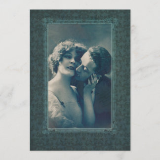 Invitación Vampiro gótico Victorian romántico de Drácula y