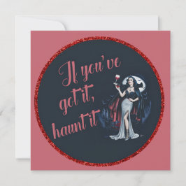 Invitación Vampiro Seductor Sexy Si Lo Tienes, Asústalo