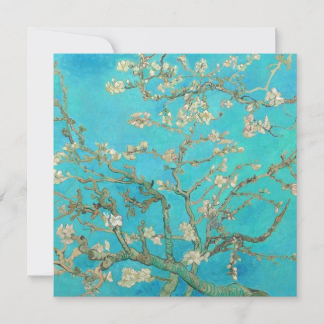 Invitación Van Gogh Almond Blossoms (Anverso)