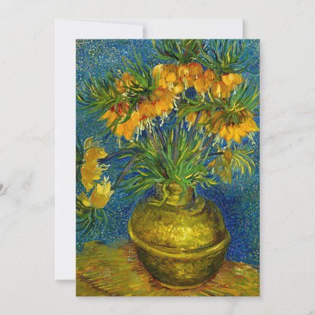 Invitación Van Gogh Imperial Fritillaries (Anverso)