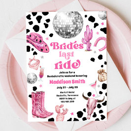 Invitación Vaquera Espacial Fin de Semana de Despedida de Sol